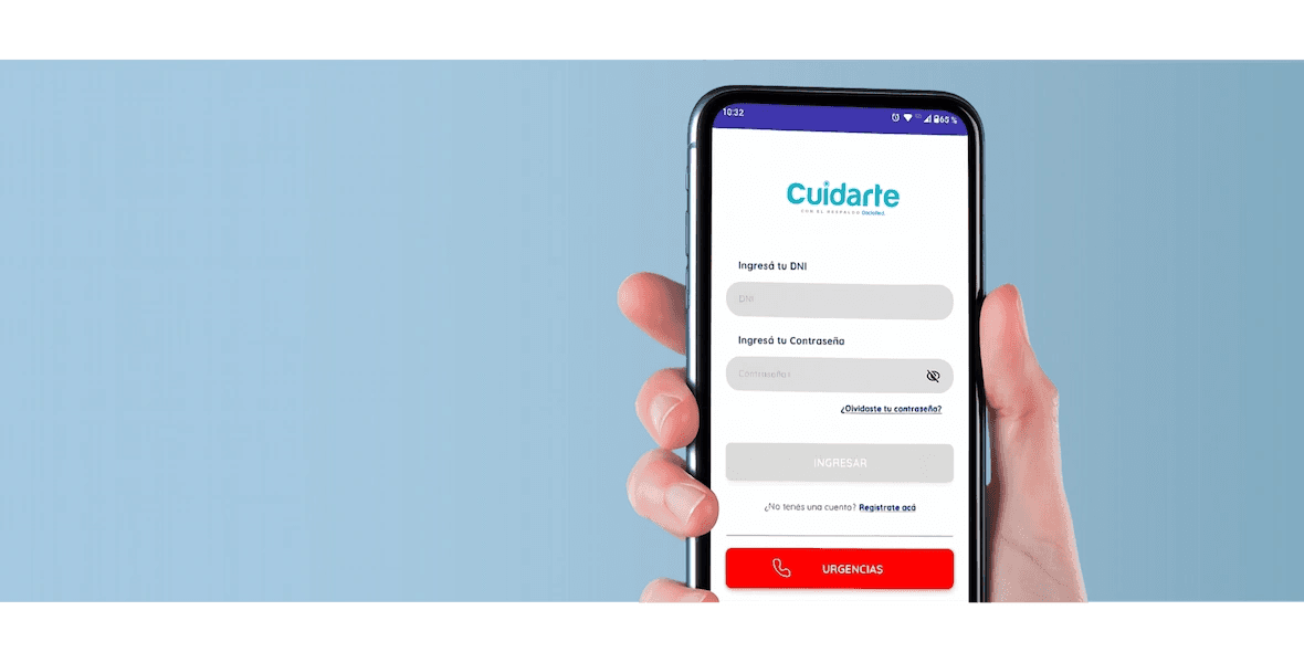 Banner informativo sobre planes de salud Cuidarte